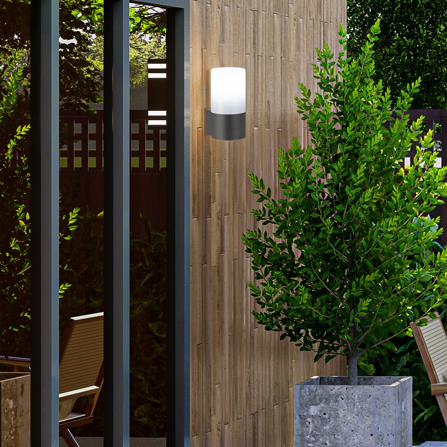 Vrtna lampa zidna Solis ML-0601-1W Opal