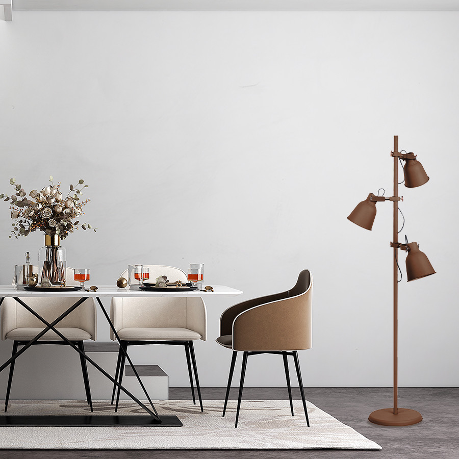 Podna lampa Lennon bronza