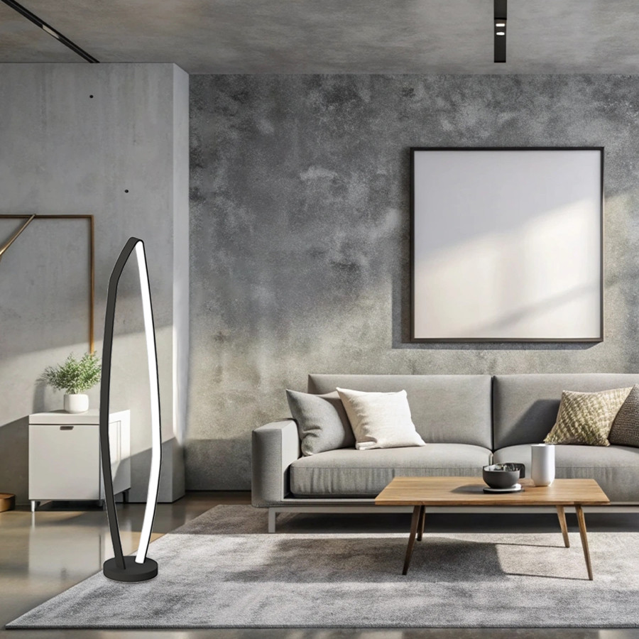 Podna lampa LED Butler ML-2411008-1F Crna