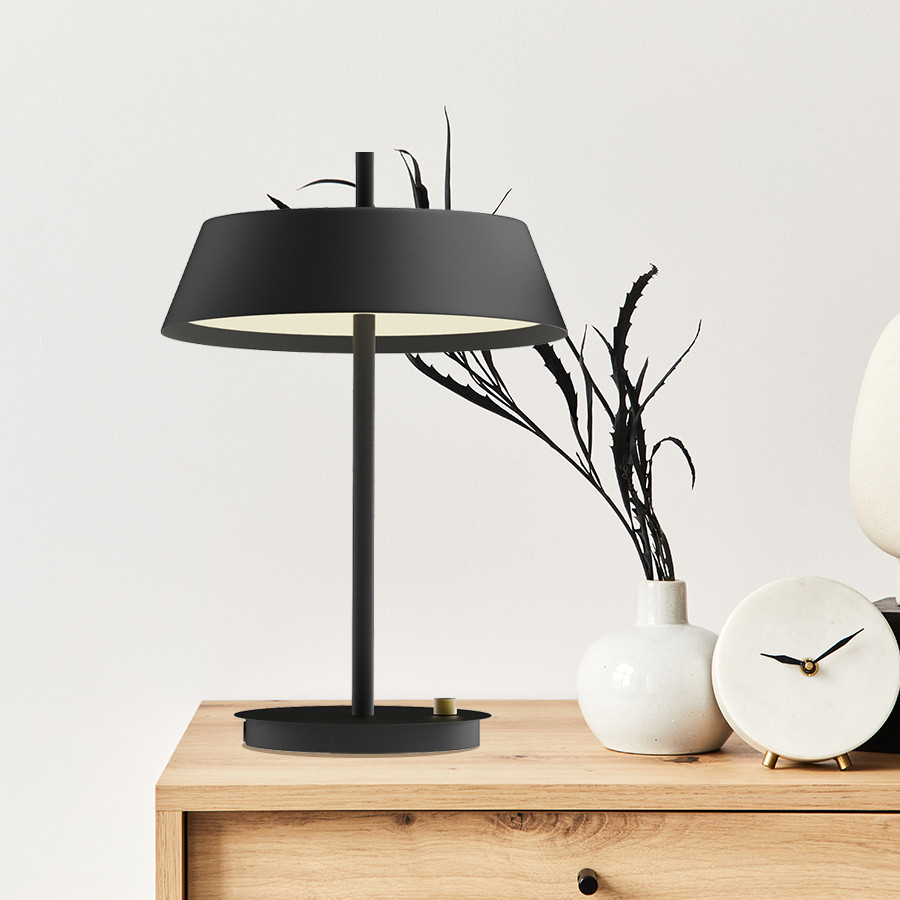 Stolna lampa LED Grunwald MSL-605-1T Crna