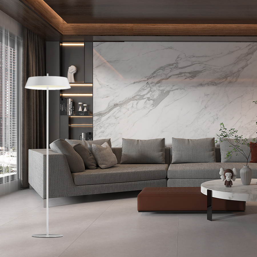 Podna lampa LED Grunwald MSL-604-1F Bijela