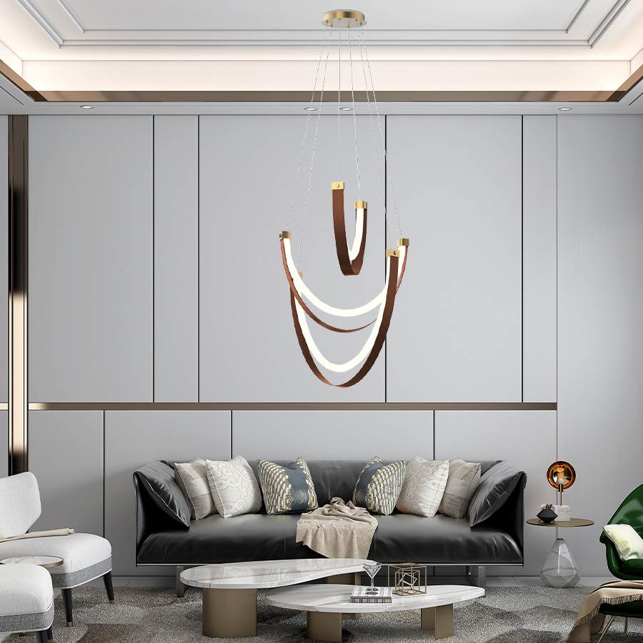 Luster LED Corleone MSL-3779-3 Smeđi