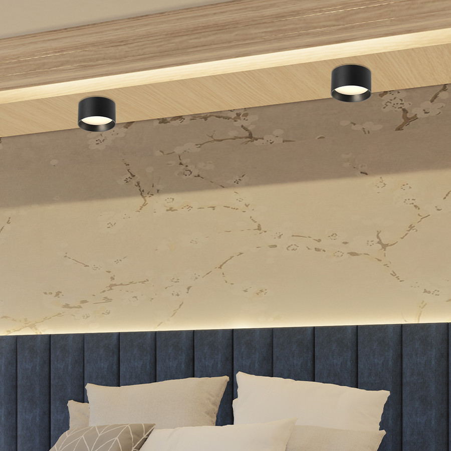 LED downlight Hojlund ML-0812H-12W nadgradni crni