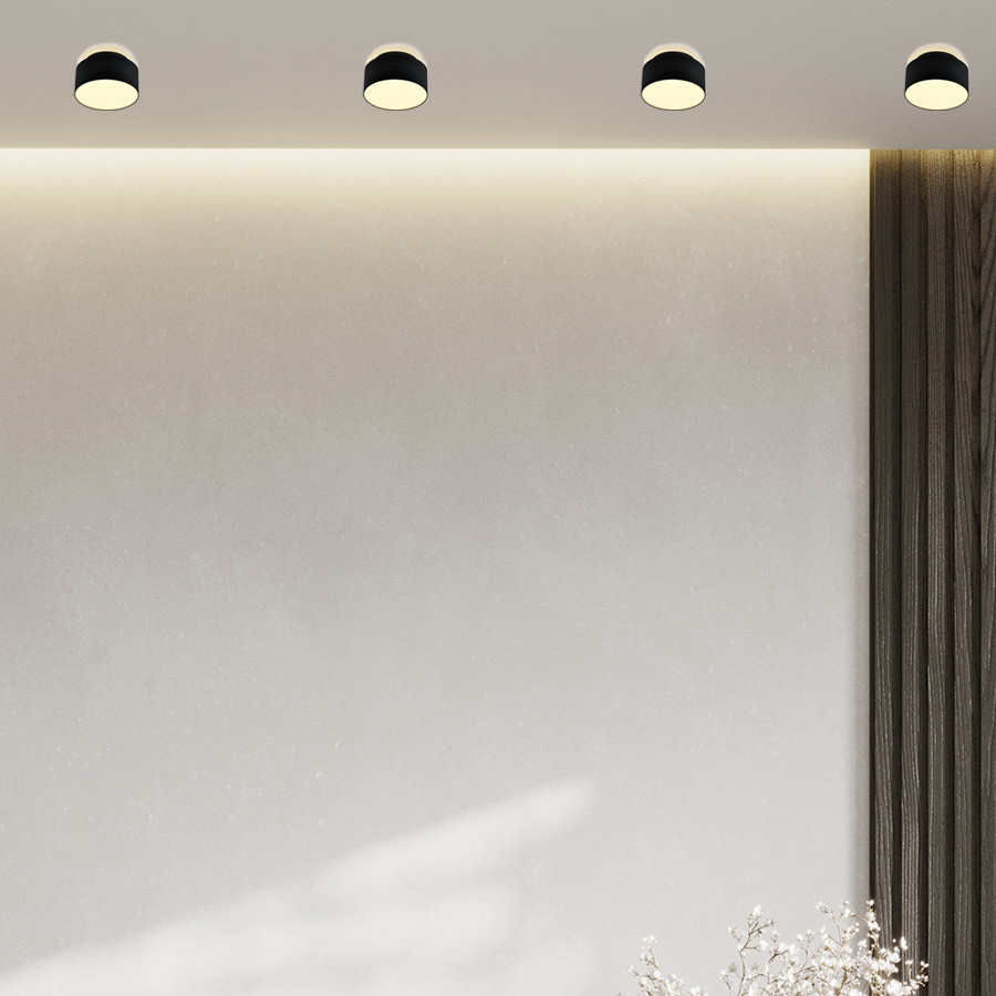LED downlight Vinton ML-D121-6+3W Crni nadgradni