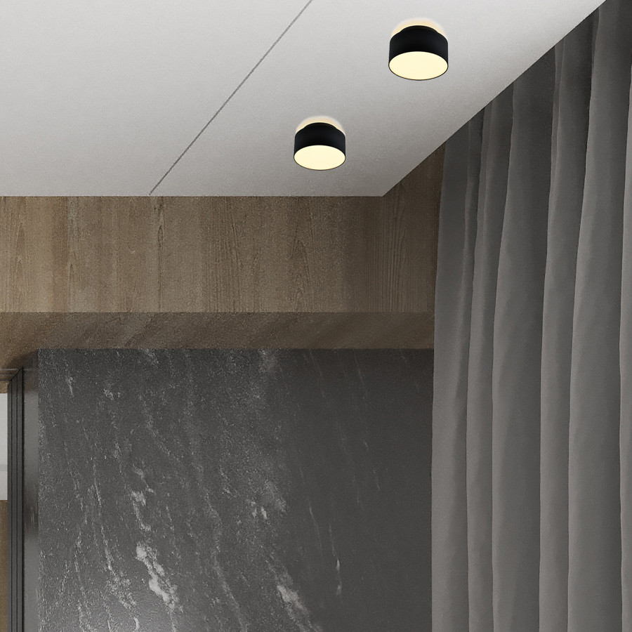 LED downlight Vinton ML-D122-12+5W Crni nadgradni