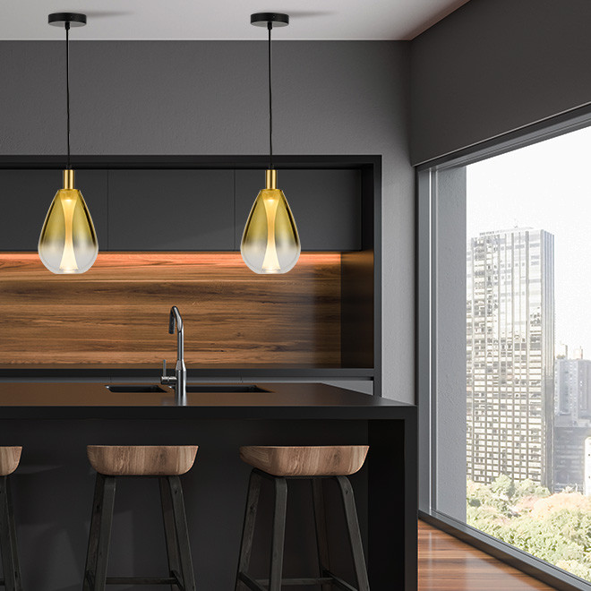 Visilica LED Donovan ML-PB134-180 6W Zlatna