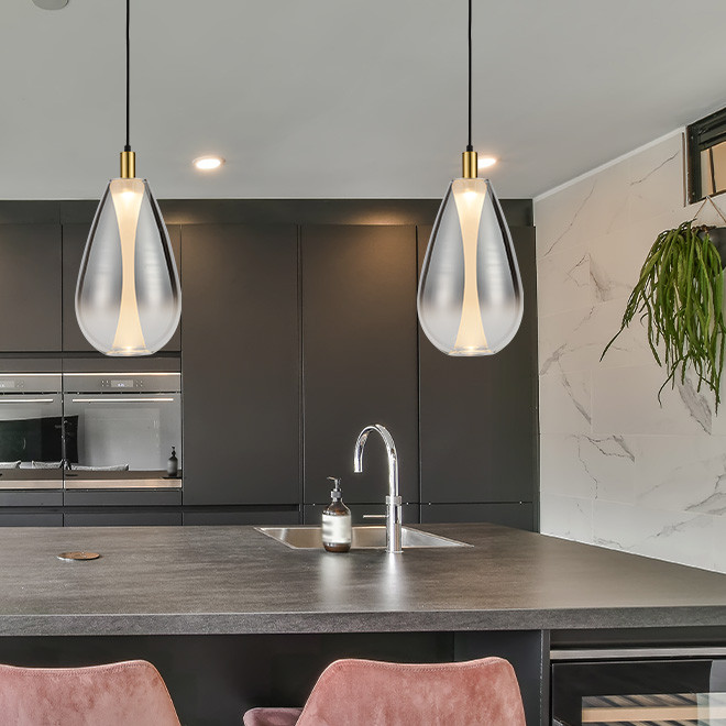 Visilica LED Donovan ML-PB135-230 6W Siva