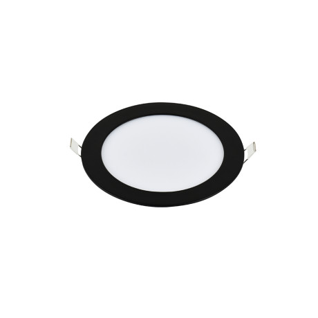 LED panel E-light 3W okrugli ugradni 3000K crni