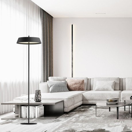 Podna lampa LED Grunwald MSL-604-1F Crna