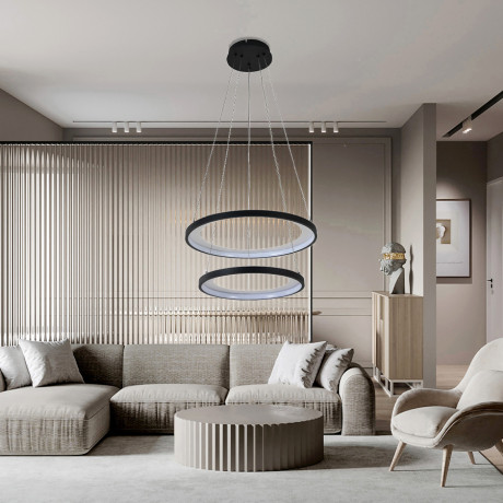 Visilica LED E-light Brasilia EL-221602-02 Crna