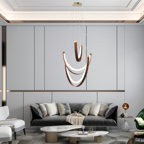 Luster LED Corleone MSL-3779-3 Smeđi