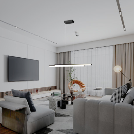 Visilica LED E-light Recife EL-25118-02P 30W Crna