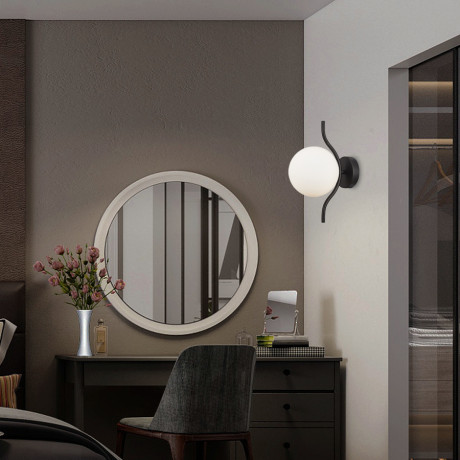 Zidna lampa Galloway ML-9341-1W Crna