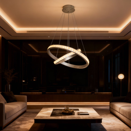 Luster LED Richardson ML-P02A2-02 Srebrni